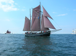 Segelschiff auf der Ostsee